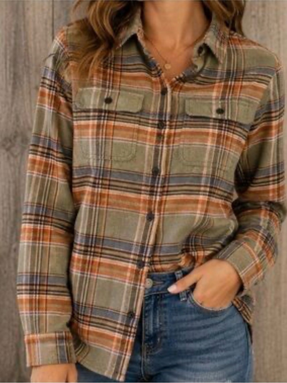 Patagonia Women's Scandi Girl Long-Sleeved Fjord Flannel Shirt M